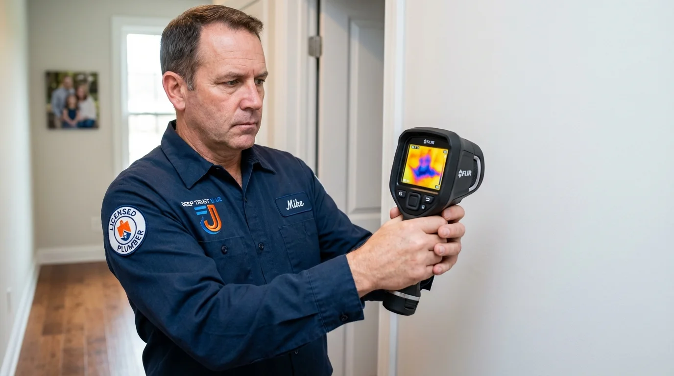 Thermal imaging leak detection by Johns Plumbing LLC in Blackfoot